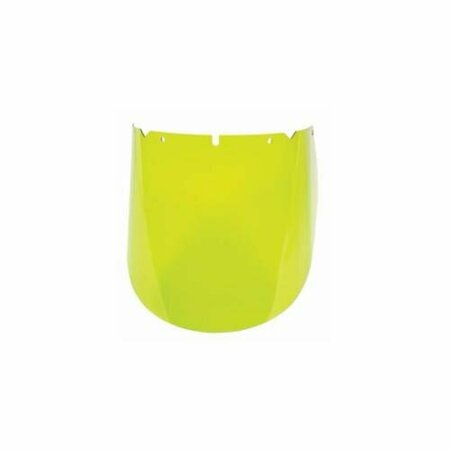 MSA SAFETY V-Gard Arc Rated Molded Visor, Green, Polycarbonate, 8 in H x 17-1/4 in W x 0.065 in THK 10118480